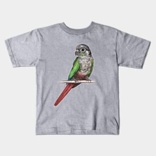 Green-cheeked conure Kids T-Shirt